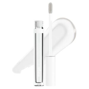 wet n wild MegaSlicks Lip Gloss – Ultra-Glossy, Vitamin E-Infused, High-Shine Moisturizing, Cruelty-Free & Vegan Formula – Crystal Clear